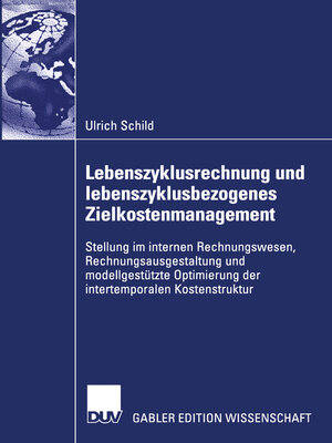 cover image of Lebenszyklusrechnung und lebenszyklusbezogenes Zielkostenmanagement